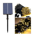 50m Solar-Powered 500 LED Warm White Fairy String Lights