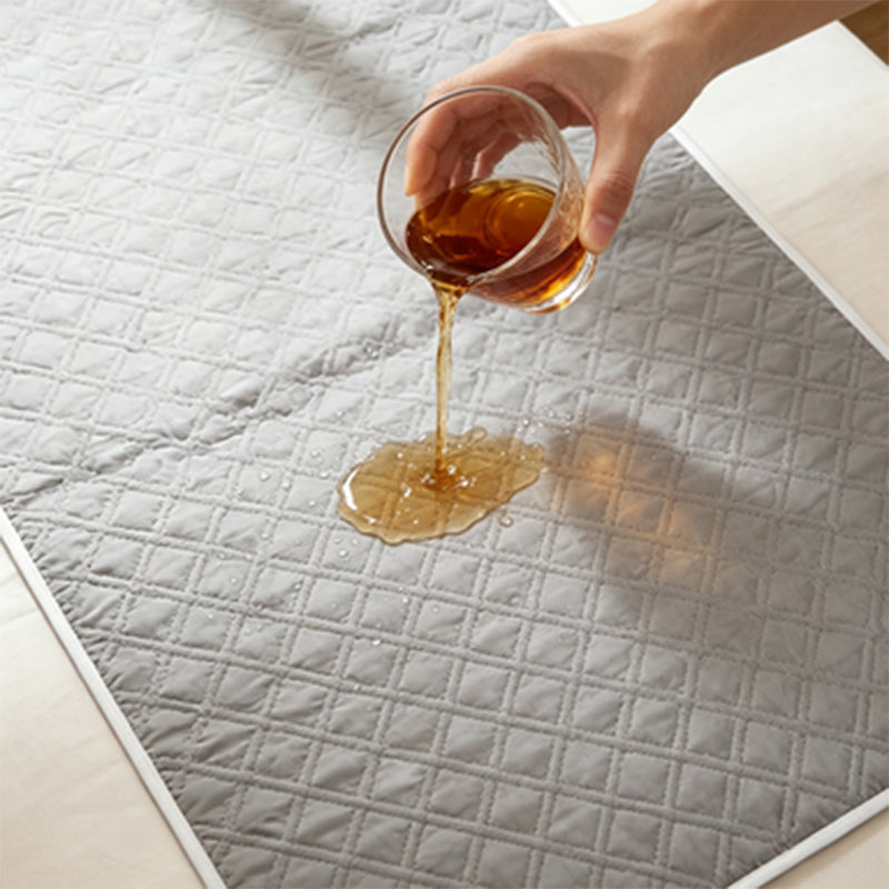Washable Grey Waterproof Bed Protection Pad – 80 × 120cm