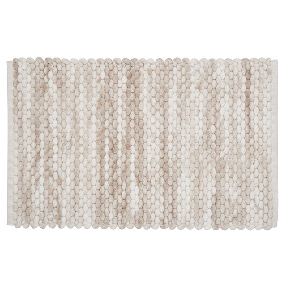 Marble-Effect Pattern Bath Mat