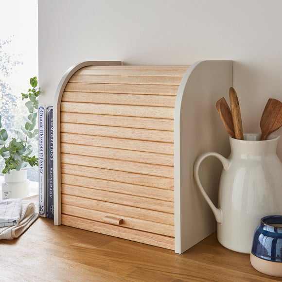 Churchgate Tambor Two-Tier Roll-Top Bread Bin