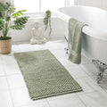 Recycled Pebble XL Bath Mat – Sage Green, 118 × 48cm