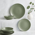 Stoneware Sage 12-Piece Dinner Set