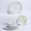 Willow Trail Sage Porcelain 12-Piece Dinner Set