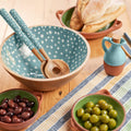 Dexam Sintra Mango-Wood Spotted Salad Bowl