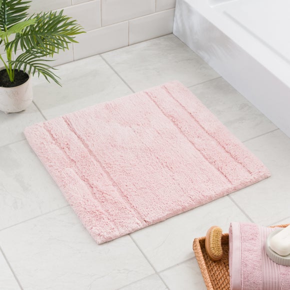 Luxury Cotton Textured Stripe Shower Mat