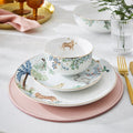 Folk Trees 12-Piece Dinner Set