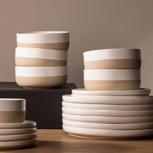 Elle Home Earthy 18-Piece Dinner Set