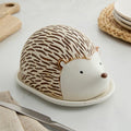 Novelty Hedgehog Ceramic Butter Dish