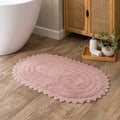 Crochet Oval Cotton Bath Mat