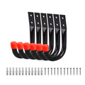 6-Piece Heavy-Duty Garage Wall Storage Hook Set