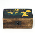 Medium Enamelled Box - The Moon Made me Do It