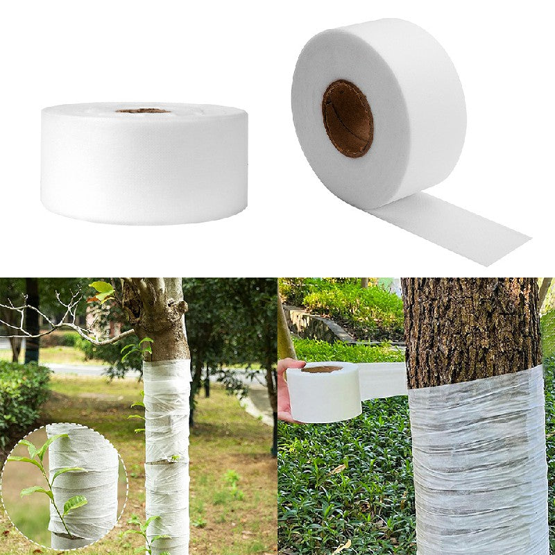 100m Winter Tree Trunk Protection Wrap – 8cm Breathable Roll