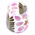 Natural Floral Glass - Vase Candle Holder - Primavera - (12x11cm)