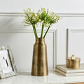 Gold Aluminium Decorative Vase
