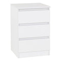 Malvern Three-Drawer Bedside Table