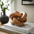 Chunky Knot Natural Mango-Wood Decorative Ornament