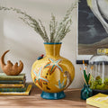 Leopard-Pattern Ceramic Vase