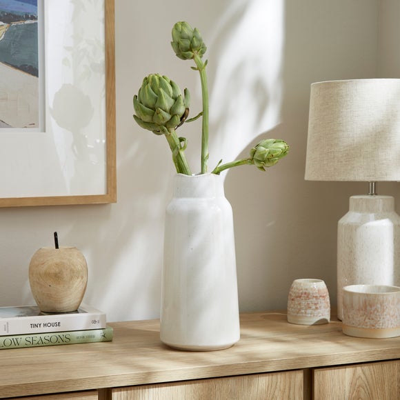 Amalfi Reactive-Glaze Stoneware Vase