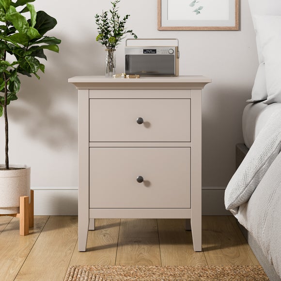 Lynton Two-Drawer Bedside Cabinet