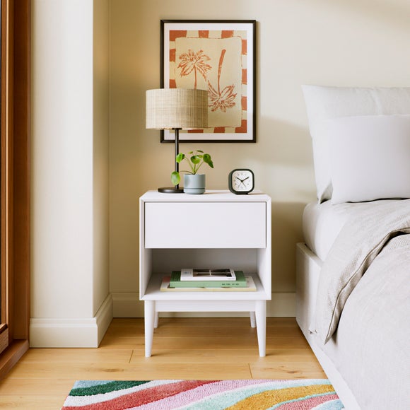 Juna Compact One-Drawer Bedside Table