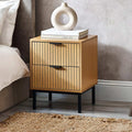 Sia Two-Drawer Bedside Table