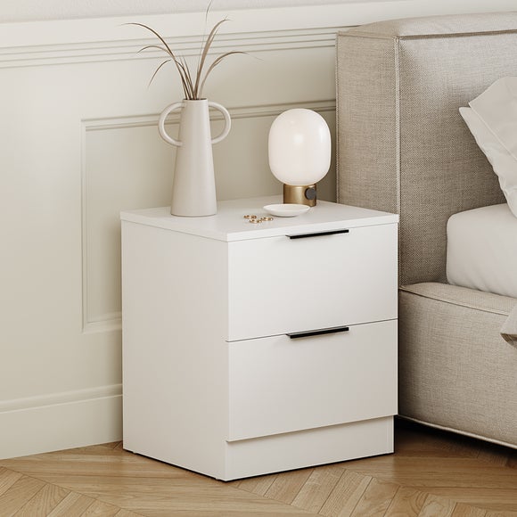 Hayes Two-Drawer Bedside Table