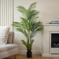 Artificial Real-Touch Pearl Palm Tree with Black Pot – 155cm