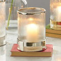 Metal & Glass Hurricane Lantern