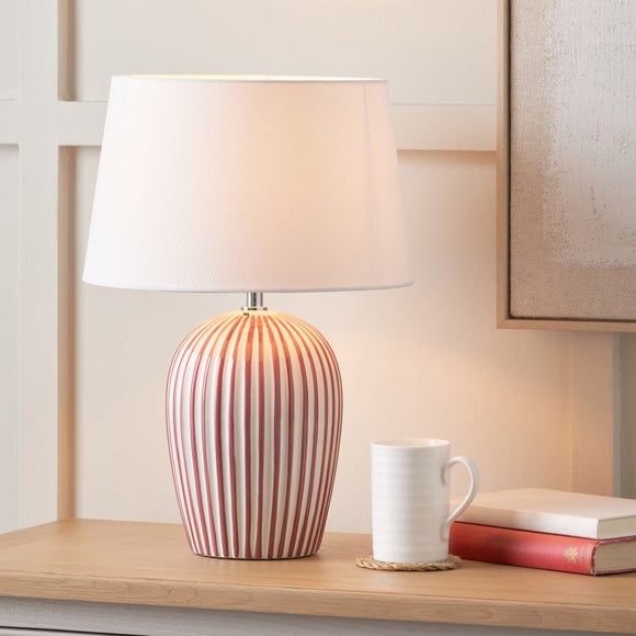 Cannes Striped Statement Table Lamp