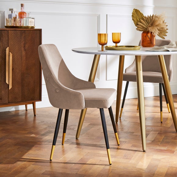 Ariana Velvet Dining Chairs – Set of 2