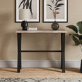 Ezra Rustic Wood-Effect Console Table