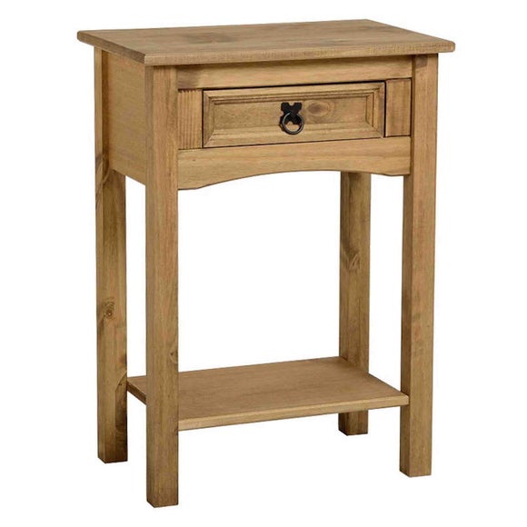 Corona Single-Drawer Hallway Console Table