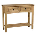 Corona 2-Drawer Wooden Console Table