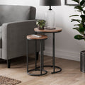 Fulton Industrial Nest of Side Tables