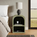Drue Sculpted Bedside Side Table
