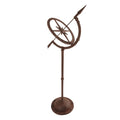 Fallen Fruits Traditional Cast-Iron Garden Sundial on Pole