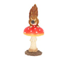 Fallen Fruits Squirrel & Fly Agaric Garden Ornament