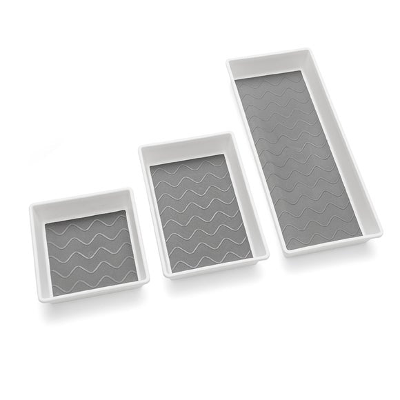 Addis Kitchen Sense 3-Piece Drawer Tidy Organiser Set