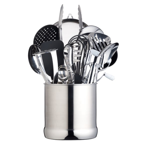 MasterClass Stainless Steel Kitchen Utensil Holder