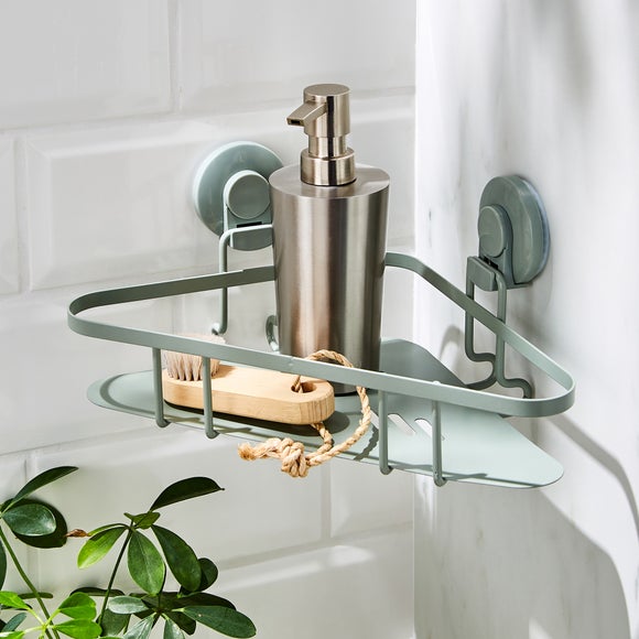 Wire Suction Corner Shower Caddy