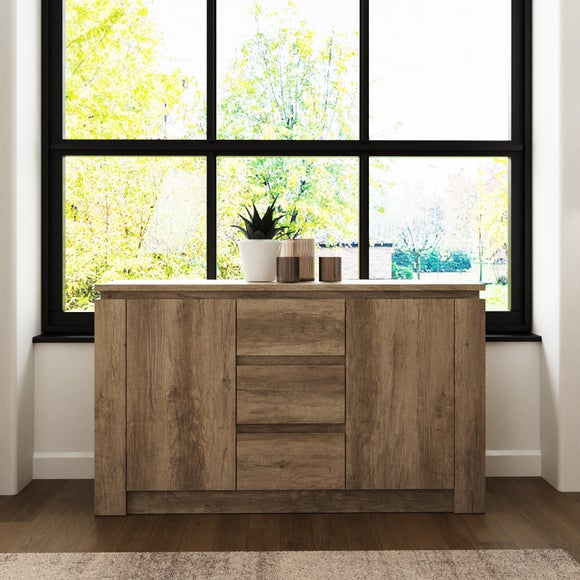 Canyon Oak-Effect Sideboard