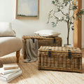 Churchgate Woven Rattan Storage Trunks – Set of 2