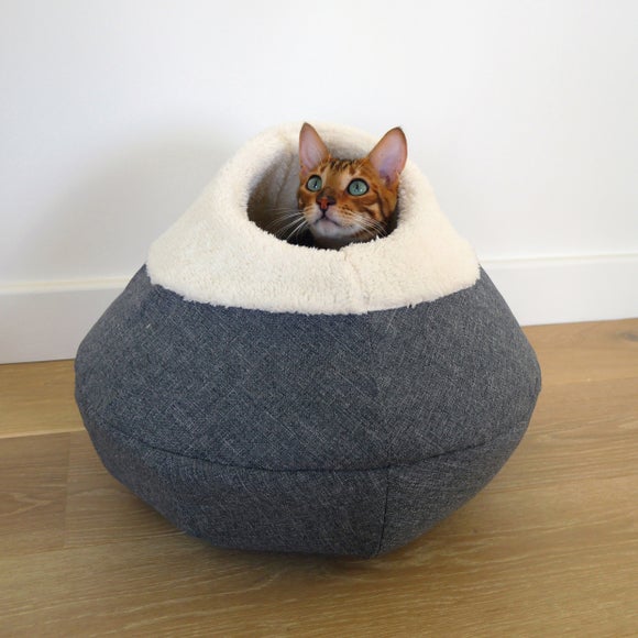 Rosewood Soft Cosy Cat Cave Pet Bed
