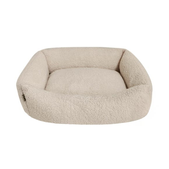 Dream Paws Teddy Plush Pet Bed