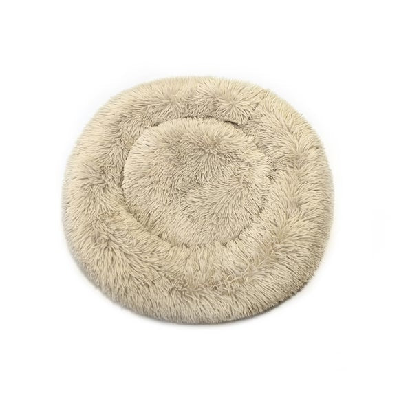 Dream Paws Anxiety-Reducing Round Pet Bed