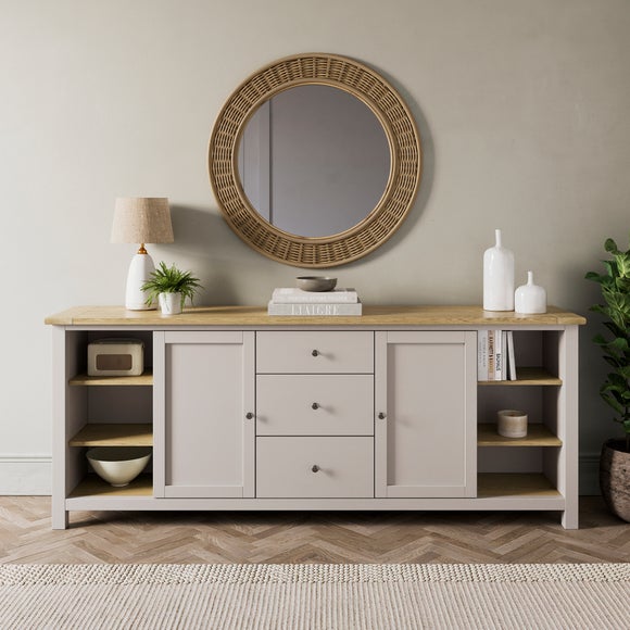 Olney Extra Wide Sideboard – Stone
