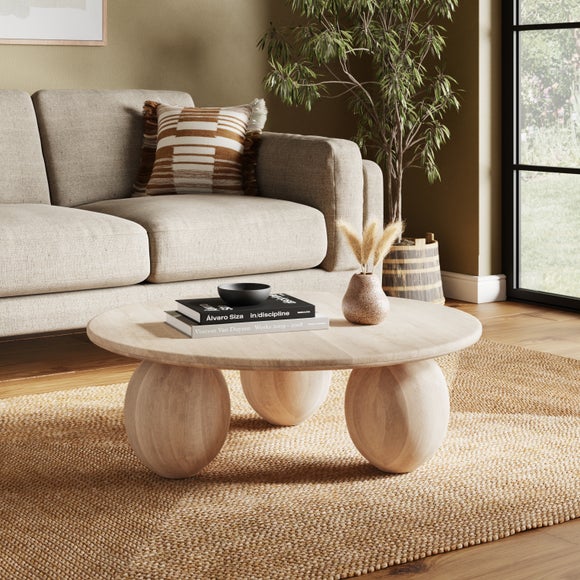 Buffie Solid Mango Wood Coffee Table