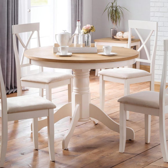 Davenport Round Pedestal Dining Table – 4 Seater