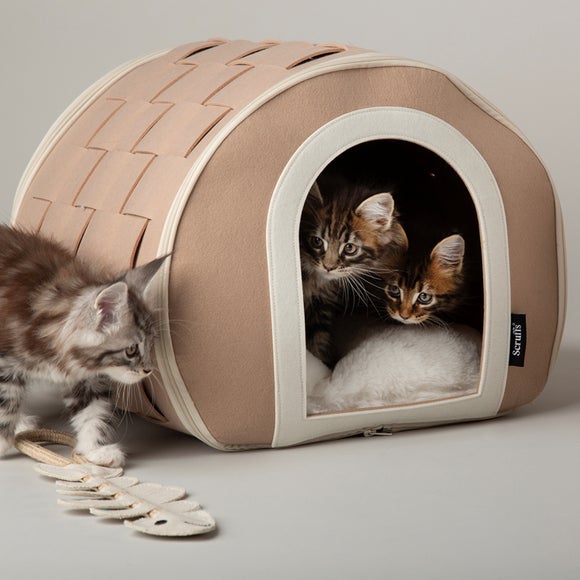 Scruffs Stockholm Felt Cave Cat Bed – 43cm
