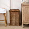 Vintage Wicker Laundry Hamper – Natural Woven Style
